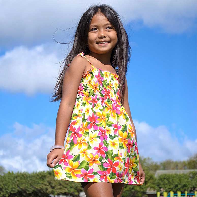 Girls Tropical Hawaiian Dresses online Aloha Shirts Club
