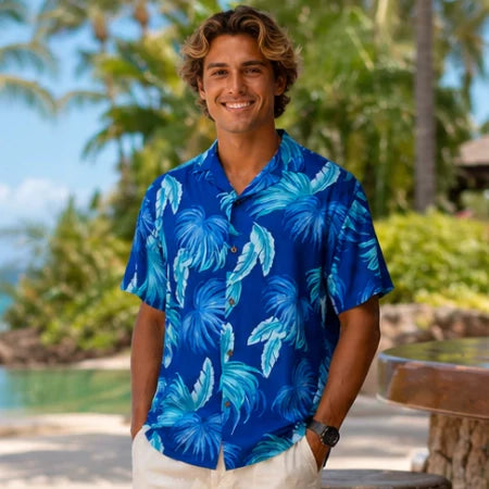Terrace Club フローラル アロハシャツ Men's Hawaiian Shirts Made in Hawaii | Authentic Aloha Shirts