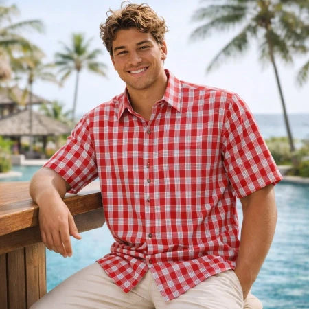 Men's Palaka Shirts Made in Hawaii | Aloha Shirts Club