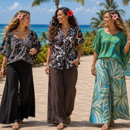 Palazo Pants Hawaiian Style