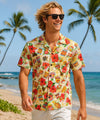 Islander short Sleeves Cotton Aloha Friday Shirt White