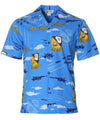 Blue Angels Cotton Men's Aloha Shirt