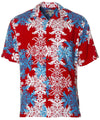 Short Sleeves Aloha Panel Men Shirt