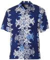 Short Sleeves Aloha Panel Men Shirt