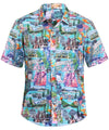 California Dreams Wrinkle-Free Men's Shirt Teal