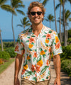 Hauoloa Short Sleeves Resort Men's Aloha Shirt White
