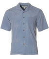 Tropical Palms Silk Men's Aloha Shirt