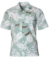 Relax Fit Polycotton Outrigger Hawaiian Shirt