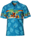 Short Sleeve Happy Aloha Men's Border Hawaiian Shirt