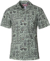 Tribal Tapa Cotton Poplin Hawaiian Shirt
