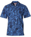 Short Sleeves Tribal Pineapple Hawaiian Shirt