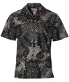 Short Sleeves Monstera Cotton Poplin Men's Shirt