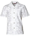 Kaneole White Wedding Aloha Shirt