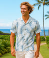 Koko Head Men's Aloha Shirt Blue