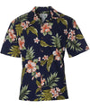 Kahua Plumeria Cotton Men Hawaiian Shirt