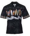 Border Chest Surfboards Hawaiian Shirt