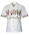 Border Chest Surfboards Hawaiian Shirt