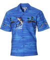 Marlin Fishing Hawaiian Border Shirt