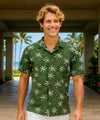 Mapuna Cotton Hawaiian Shirt Green