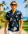 Kuleana Short Sleeves Men Aloha Shirt Charcoal