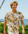 Aloha Woody Short Sleeves Cotton Shirt Beige