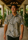 Dress Up Cotton Monstera Aloha Shirt Black