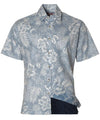 Pineapple Button Up Reverse Print Men's Aloha Shirt