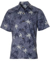 Palms Casual Button-Down Men's Aloha Shirt