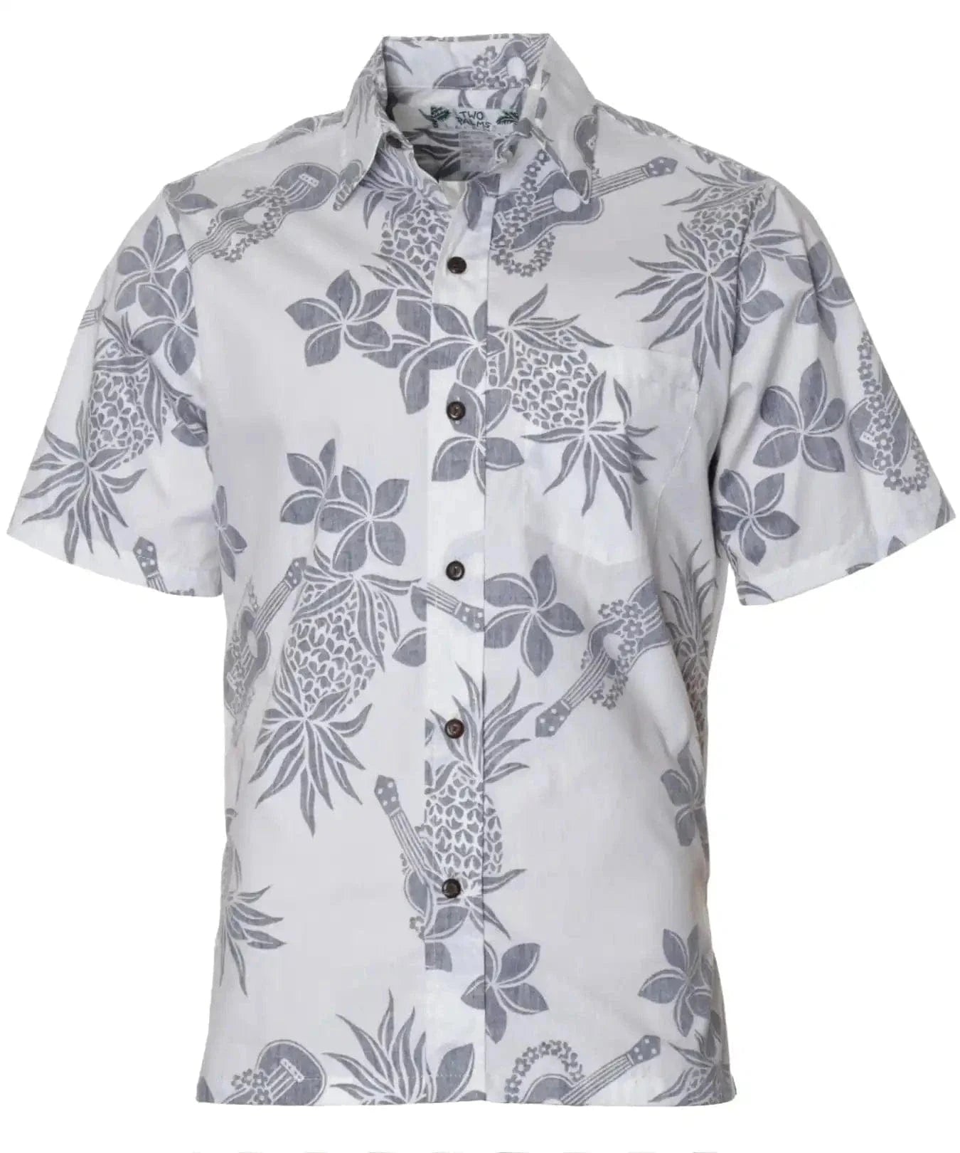 Aloha Button Up Dress Hawaiian Ukuleles Shirt
