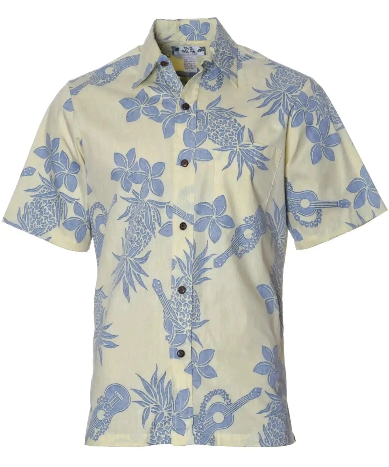 Aloha Button Up Dress Hawaiian Ukuleles Shirt