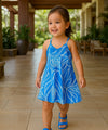 Soft Rayon Girls Hawaiian Dress Peri