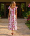 Big Island Long Ruffled Muumuu Hawaiian Dress Wedding