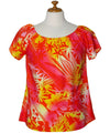 Maunaloa Off-Shoulder Peasant Blouse