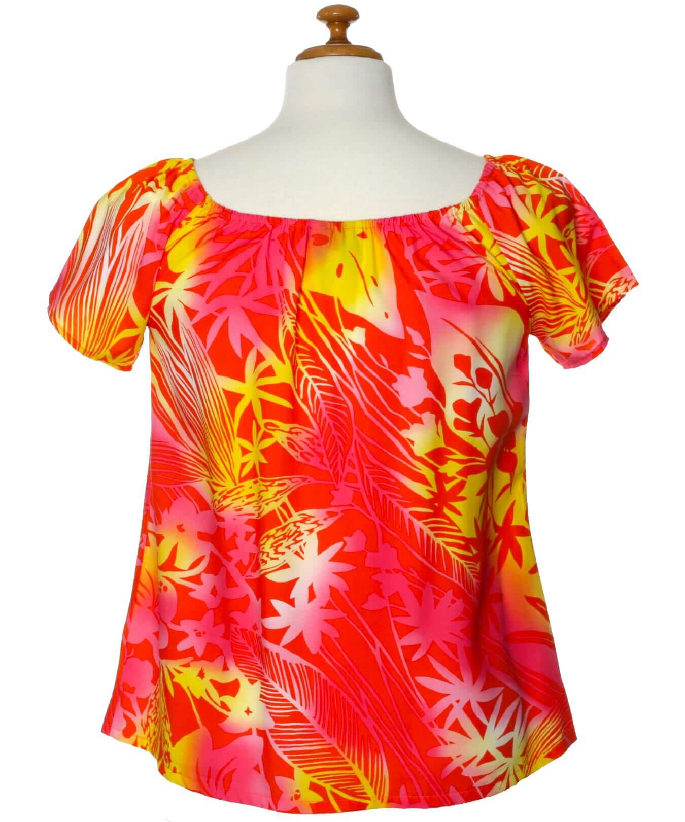 Maunaloa Off-Shoulder Peasant Blouse