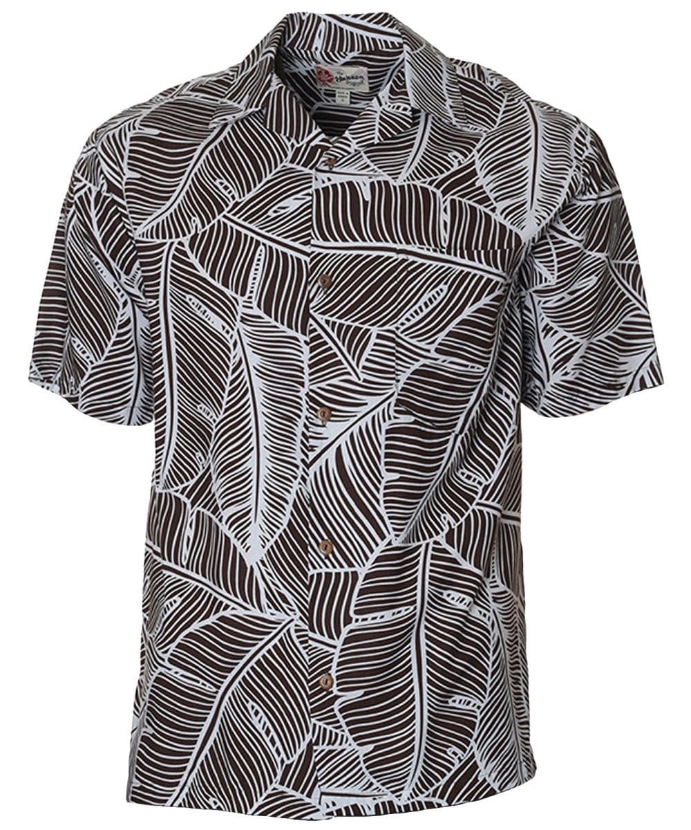 Banana Leaves Rayon Men's Aloha Shirt