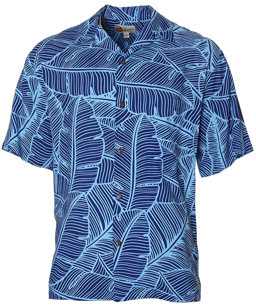 Banana Leaves Rayon Men's Aloha Shirt