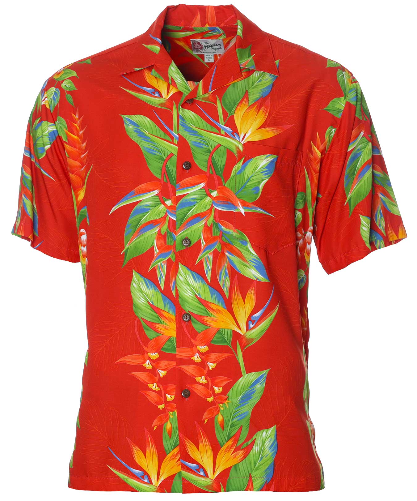 Birds of Paradise Panel Hawaiian Shirt