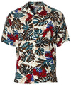 Short Sleeves Ginger Rayon Men's Aloha Shirt