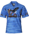 Short Sleeves Men's Motorcycle Hawaiian Shirt