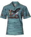 Short Sleeves Men's Motorcycle Hawaiian Shirt
