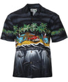Woody Surf Chest Border Aloha Shirt
