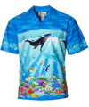Whales Paradise Men's Hawaiian Shirt