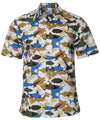 Button up Short Sleeves Men's Aloha Shirt