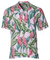 Short Sleeve Ginger Rayon Men's Shirt Pink