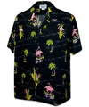 Flamingos Men's Cotton Hawaiian Shirt