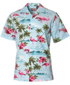 Flamingos Cotton Hawaiian Shirts