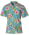 Short Sleeves Lanai Pineapple Cotton Men's Shirt