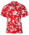Hibiscus Men's Cotton Aloha Shirt