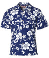 Hibiscus Men's Cotton Aloha Shirt