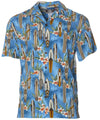 Relax Fit Surf Boards Rayon Men's Hawaiian Shirt